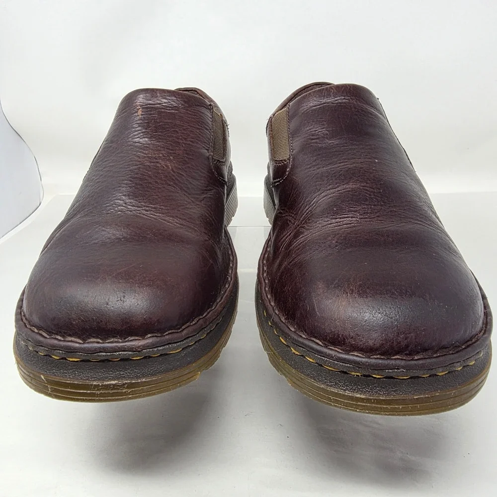 Dr. Martens Orson Mens Size 10 Slip On Loafers Brown Leather AirWair Shoes Good